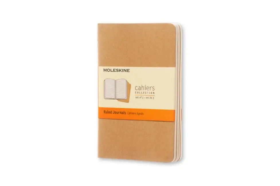 Moleskine Cahiers Set of 3 Ruled Journals by Moleskine