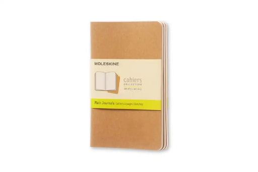 Moleskine Cahiers: Set of 3 Plain Journals by Moleskine