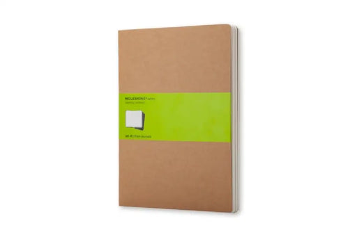 Moleskine Cahiers Set of 3 Plain Journals by Moleskine