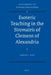 Esoteric Teaching in the Stromateis of Clement of Alexandria by Andrew Itter