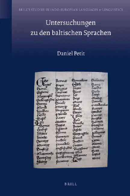 Untersuchungen Zu Den Baltischen Sprachen by Daniel Petit