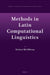 Methods in Latin Computational Linguistics by Barbara McGillivray