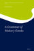 A Grammar of Makary Kotoko by Sean Allison