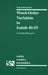 Word-Order Variation in Isaiah 40-55 by Michael Rosenbaum