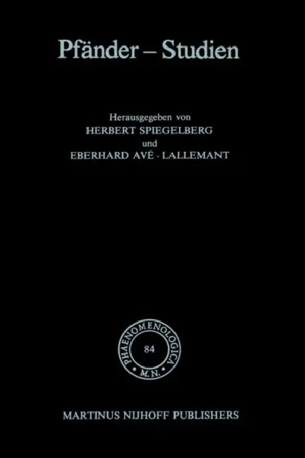 PfÃ¤nder-Studien by E. Spiegelberg