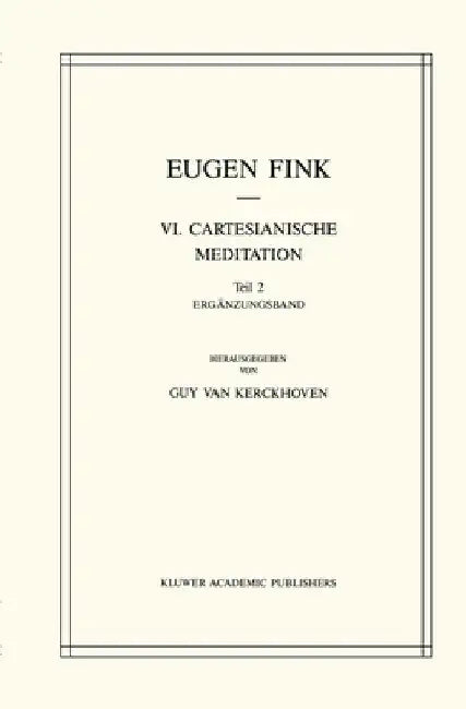 Cartesianische Meditation by S. Fink