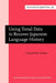 Using Tonal Data to Recover Japanese Language History by Elisabeth M. de (Ruhr-Universitat Bochum) Boer