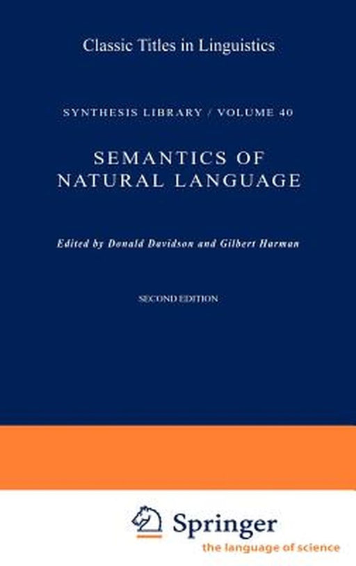 Semantics of Natural Language by D. Davidson