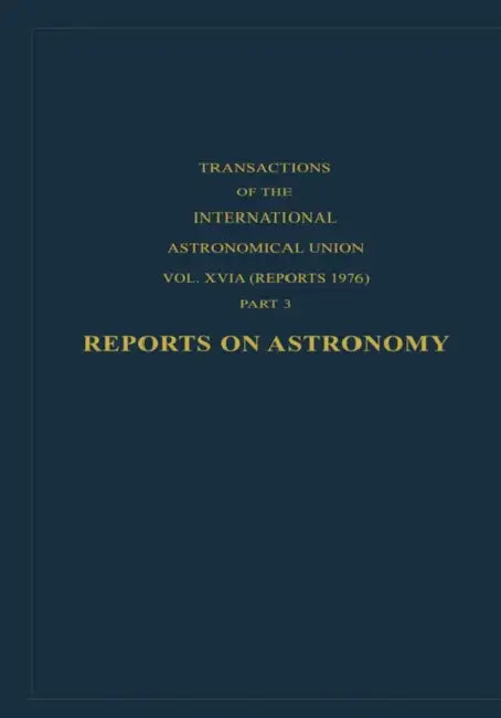 Reports on Astronomy by G. Contopoulos