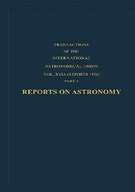 Reports on Astronomy by G. Contopoulos