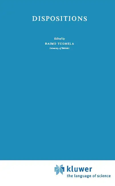 Dispositions by R. Tuomela