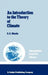 An Introduction to the Theory of Climate by Monin, Ron Hardin