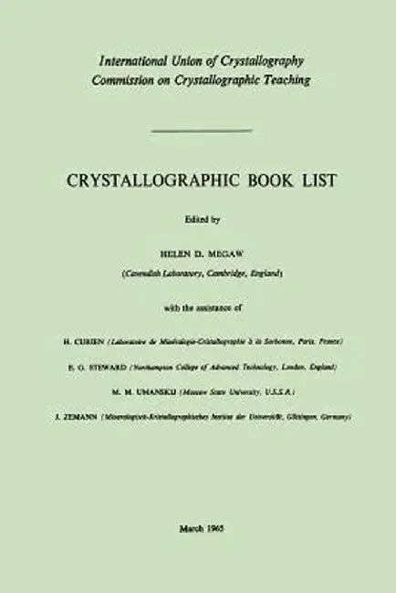 Crystallographic Book List by H. Curien