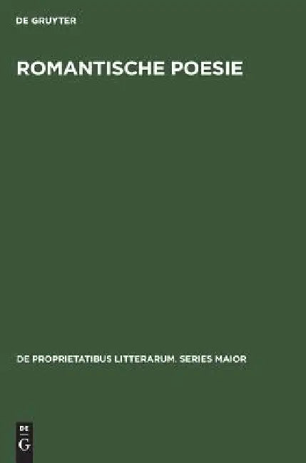 Romantische Poesie by Raimund Belgardt