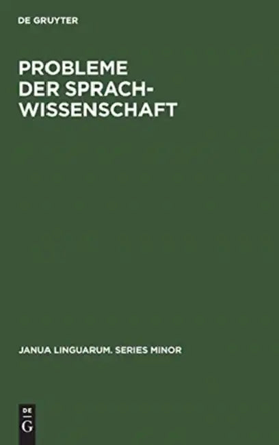 Probleme der Sprachwissenschaft by No Contributor