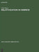 Relativization in Hebrew: A Transformational Approach by Yehiel Hayon