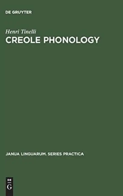 Creole Phonology by Henri Tinelli