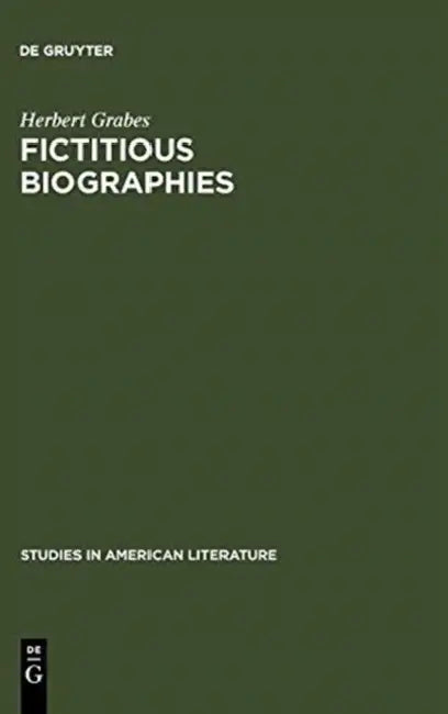 Fictitious Biographies: Vladimir Nabokov's English Novels by Herbert Grabes, Pamela Gliniars