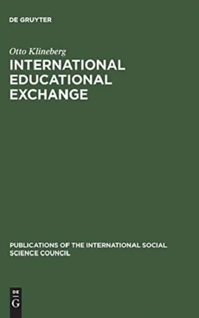 International Educational Exchange by Otto Klineberg
