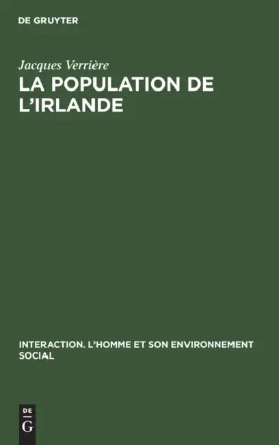 La Population de l'Irlande by Jacques Verrière