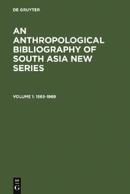 1965-1969 by Helen A. Kanitkar, Elizabeth Fürer-Haimendorf
