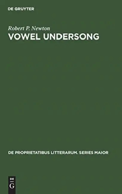 Vowel undersong by Robert P. Newton