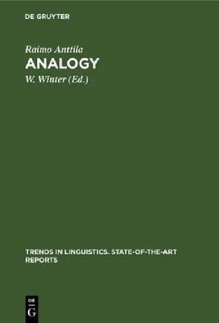 Analogy by Raimo Anttila, W. Winter