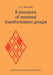 Extensions of Minimal Transformation Groups by I. U. Bronstein