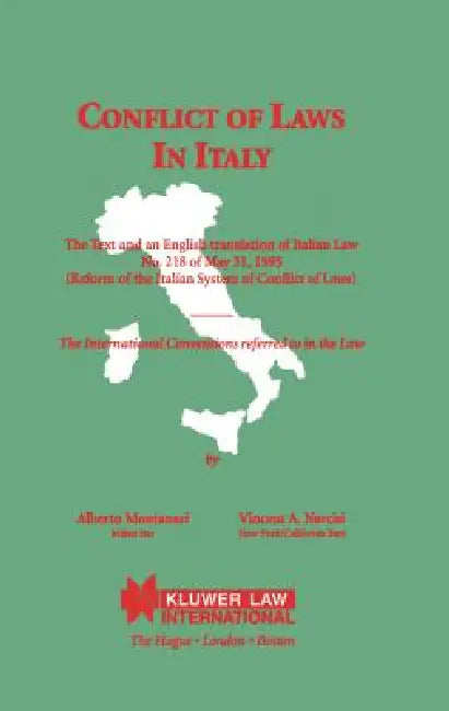 Conflicts Of Laws In Italy by Montanari