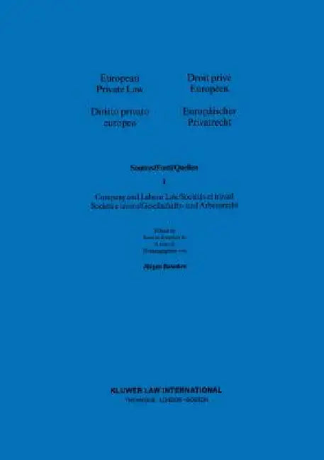 European Private Law by Jurgen Basedow