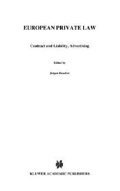 European Private Law, Sources, II by Jurgen Basedow