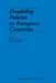 Disability Policies in European Countries by Wim Van Oorschot