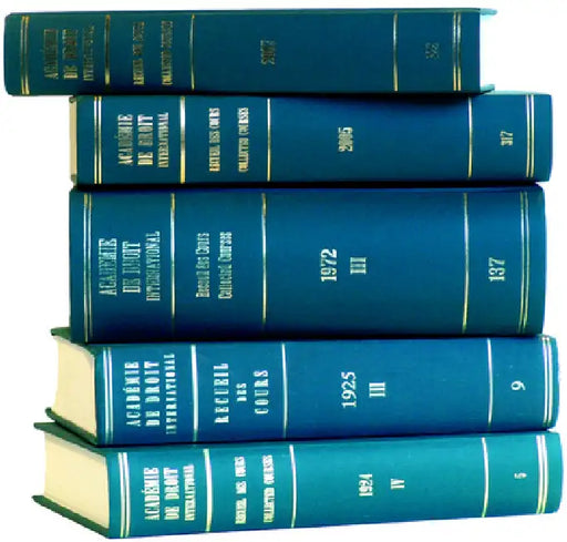 Recueil Des Cours, Collected Courses, Tome/Volume 280a (Index Tomes/Volumes 1998-1999) by Académie de Droit International de la Ha