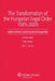 Transformation of the Hungarian Legal Order 1985-2005 by Allan F. Tatham András Jakab
