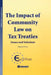 The Impact of Community Law on Tax Treaties - Issues and Solutions by Pasquale Pistone