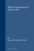 What Is the Meaning of Human Life? by Raymond Angelo Belliotti