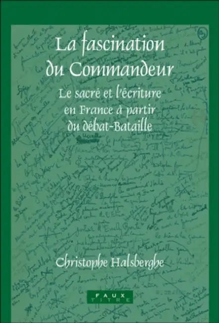 La fascination du Commandeur by Christophe Halsberghe
