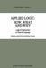 Applied Logic: How, What and Why: Logical Approaches to Natural Language by László Pólos