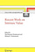Recent Work on Intrinsic Value by Toni Rønnow-Rasmussen