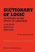 Dictionary of Logic as Applied in the Study of Language: Concepts/Methods/Theories by W. Marciszewski