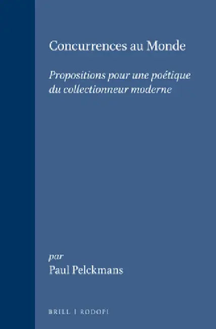 Concurrences au Monde by Paul Pelckmans