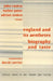 England and Its Aesthetes: Biography and Taste by David Carrier
