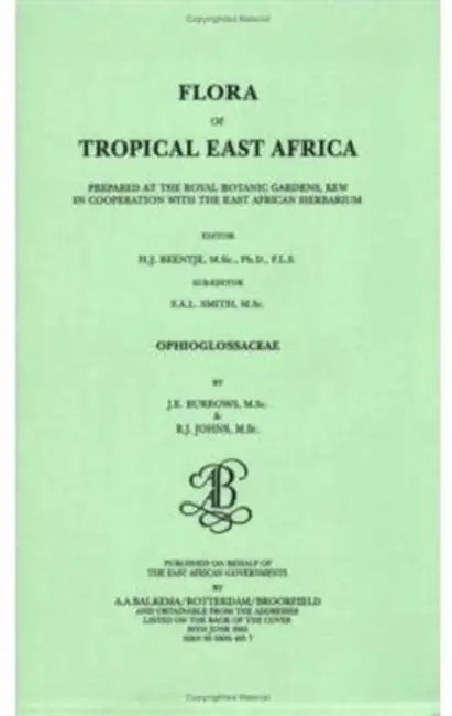 Flora of Tropical East Africa - Ophioglossaceae (2001) by Burrows John Eric