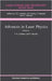 Advances In Laser Physics by V S Letokhov