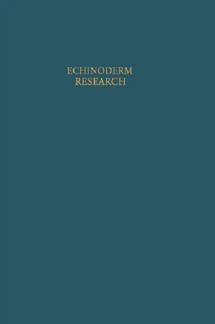 Echinoderm Research by Jangoux Michel