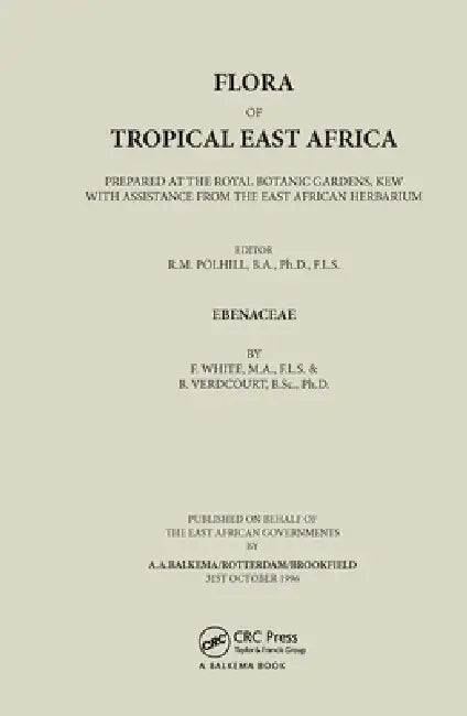 Flora of Tropical East Africa - Ebenaceae (1996) by Dassanayake