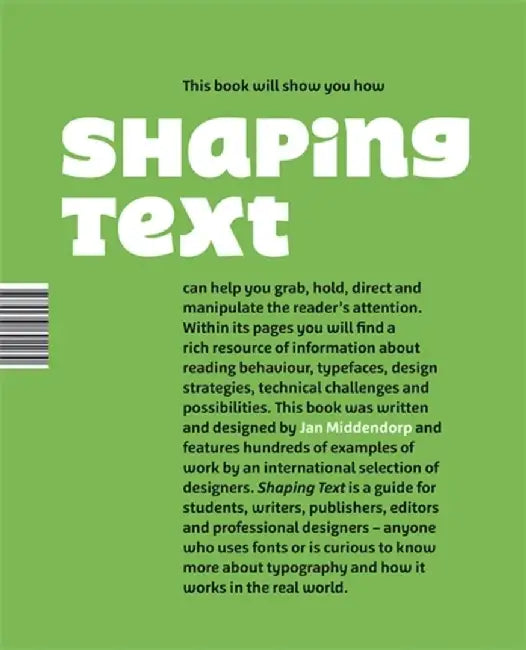Shaping Text by Jan Middendorp