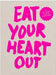 Eat Your Heart Out Postcard Block by Marcus Kraft