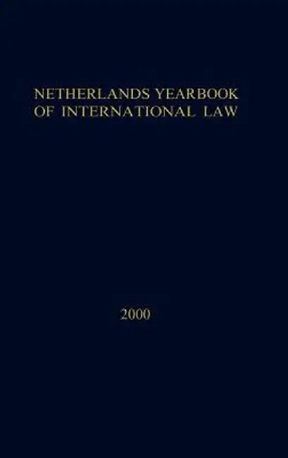 Netherlands Yearbook Of International Law by M. Fitzmaurice, Others