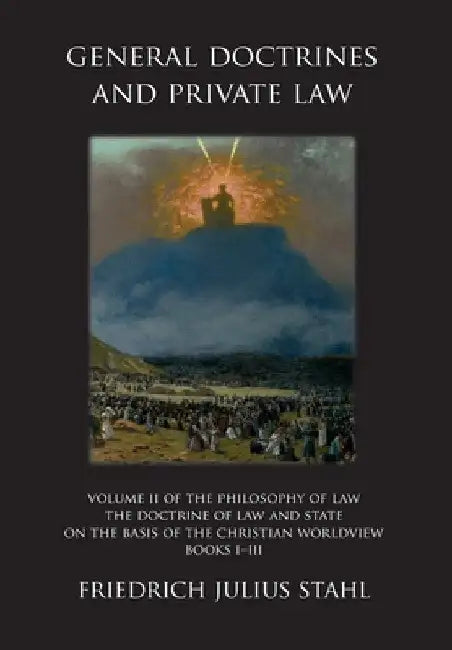 General Doctrines and Private Law by Friedrich Julius Stahl